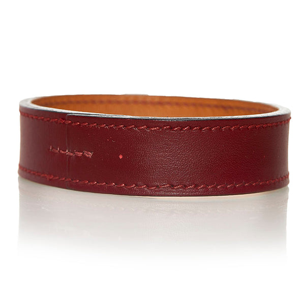 エルメス プールトゥール バングル ボルドー カーフ レディース HERMES 【中古】