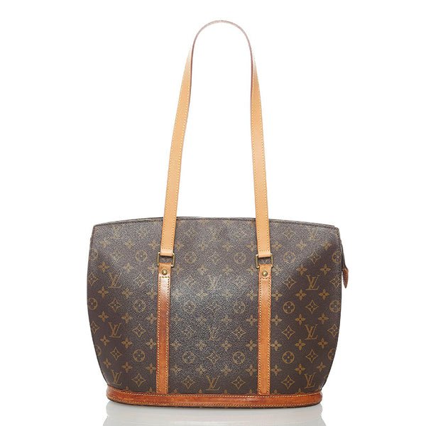 ルイ ヴィトン モノグラム バビロン トートバッグ M51102  ブラウン PVC レザー レディース LOUIS VUITTON 【中古】