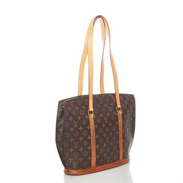 ルイ ヴィトン モノグラム バビロン トートバッグ M51102  ブラウン PVC レザー レディース LOUIS VUITTON 【中古】