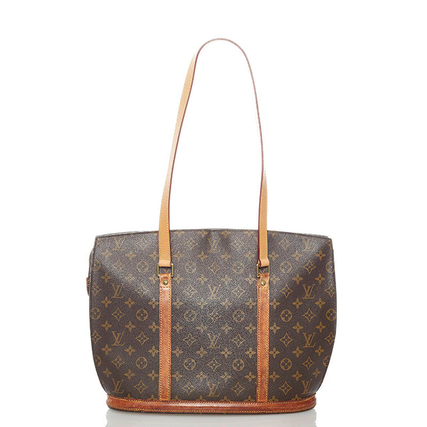 ルイ ヴィトン モノグラム バビロン トートバッグ M51102  ブラウン PVC レザー レディース LOUIS VUITTON 【中古】