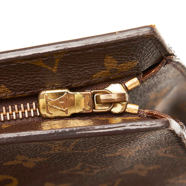 ルイ ヴィトン モノグラム バビロン トートバッグ M51102  ブラウン PVC レザー レディース LOUIS VUITTON 【中古】