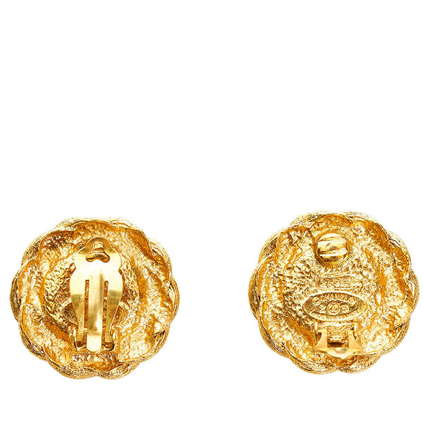 シャネル イヤリング ゴールド メッキ フェイクパール レディース CHANEL 【中古】