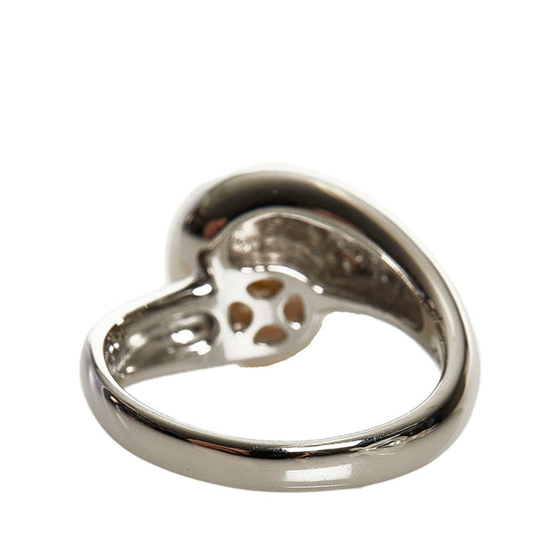 Pt900 プラチナ パール11.5mm ダイヤ0.29ct リング 指輪 レディース 14号 【中古】