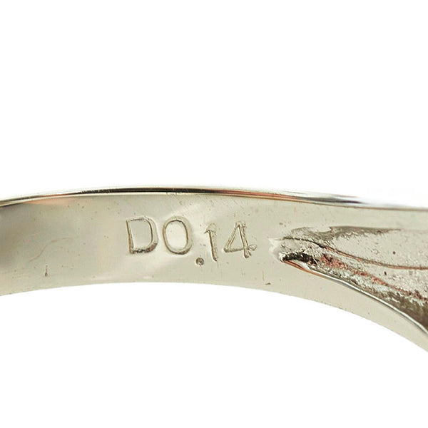 Pt900 プラチナ オパール3.65ct ダイヤ0.14ct リング 指輪 レディース 13号 【中古】