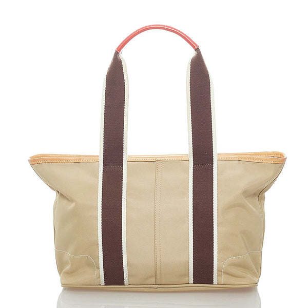 コーチ ハンドバッグ トートバッグ M3K-6261 ベージュ ナイロン キャンバス レディース COACH 【中古】