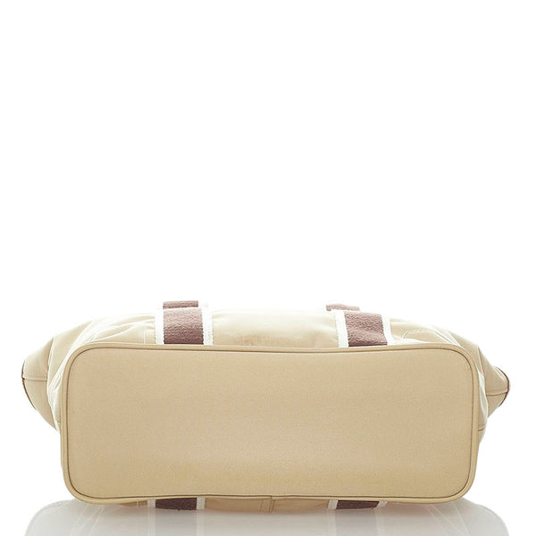 コーチ ハンドバッグ トートバッグ M3K-6261 ベージュ ナイロン キャンバス レディース COACH 【中古】