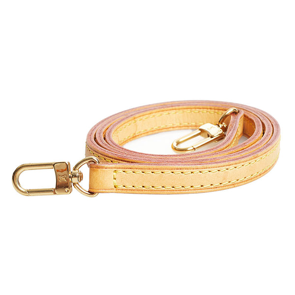 ルイ ヴィトン ショルダーストラップ ベージュ レザー レディース LOUIS VUITTON 【中古】