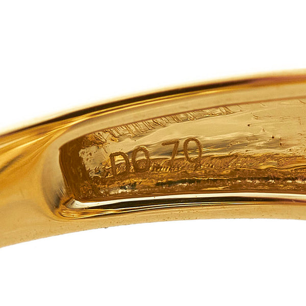 K18YG イエローゴールド ダイヤ0.70ct リング 指輪 レディース 12号 【中古】