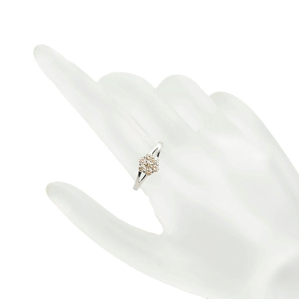 Pt900 プラチナ ダイヤ0.50ct リング 指輪 レディース 14号 【中古】