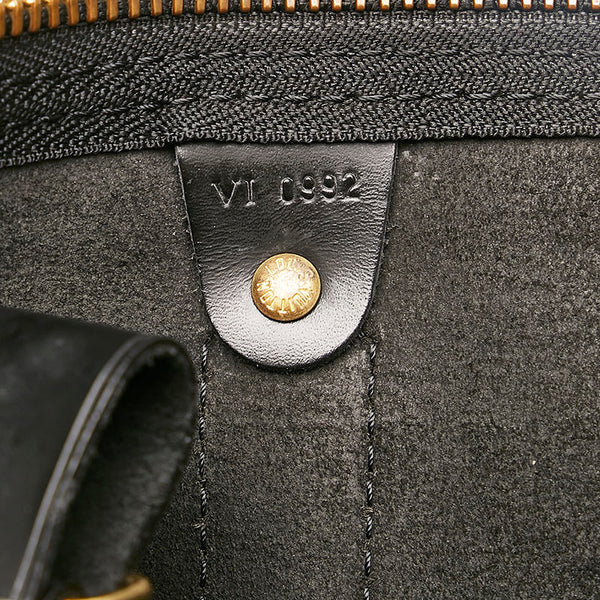 ルイ ヴィトン エピ キーポル45 ボストンバッグ トラベルバッグ M42972 ノワール ブラック レザー レディース LOUIS VUITTON 【中古】