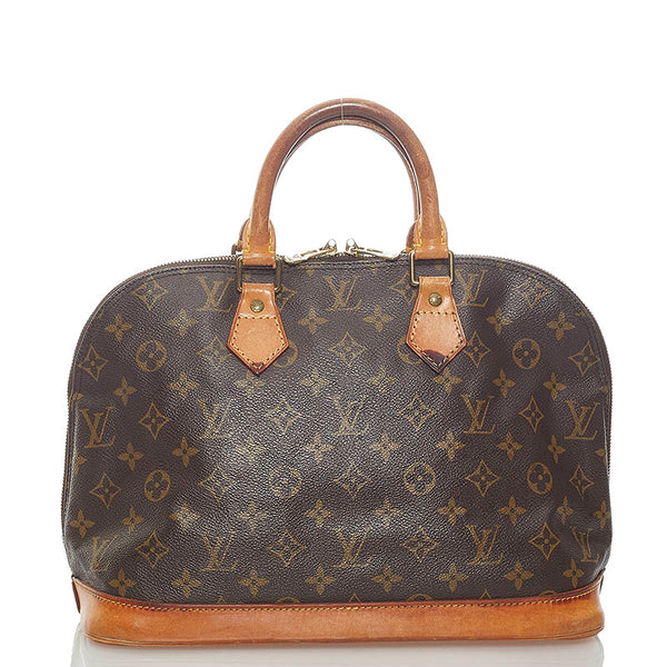 ルイ ヴィトン モノグラム アルマ ハンドバッグ M51130 ブラウン PVC レザー レディース LOUIS VUITTON 【中古】