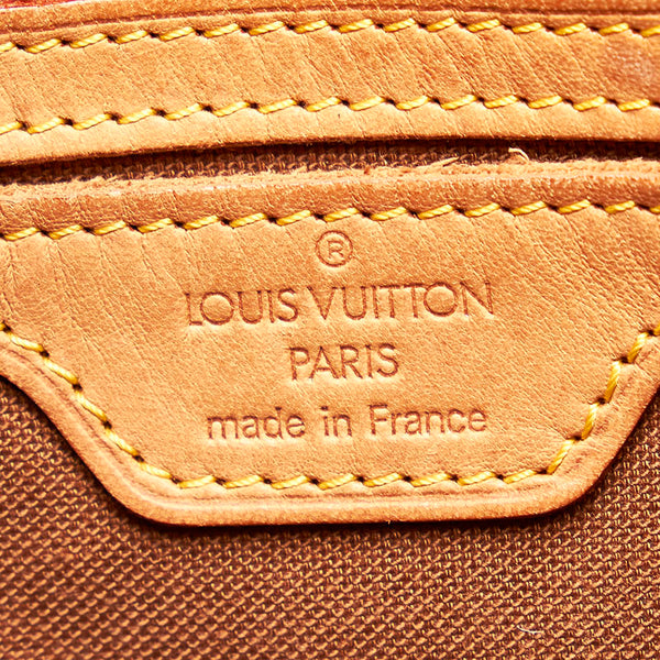 ルイ ヴィトン モノグラム モンスリMM リュック バックパック M51136 ブラウン PVC レザー レディース LOUIS VUITTON 【中古】