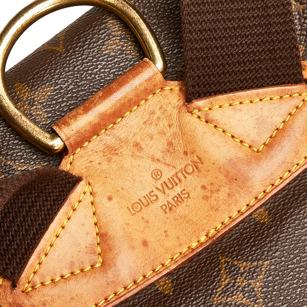 ルイ ヴィトン モノグラム モンスリMM リュック バックパック M51136 ブラウン PVC レザー レディース LOUIS VUITTON 【中古】
