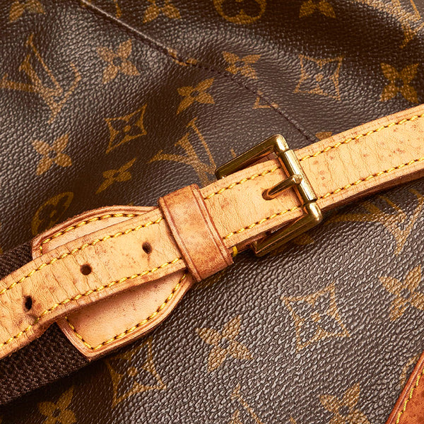 ルイ ヴィトン モノグラム モンスリMM リュック バックパック M51136 ブラウン PVC レザー レディース LOUIS VUITTON 【中古】