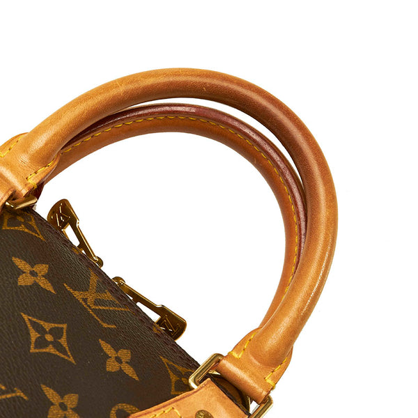 ルイ ヴィトン モノグラム アルマ ハンドバッグ M51130 ブラウン PVC レザー レディース LOUIS VUITTON 【中古】