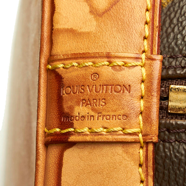 ルイ ヴィトン モノグラム アルマ ハンドバッグ M51130 ブラウン PVC レザー レディース LOUIS VUITTON 【中古】