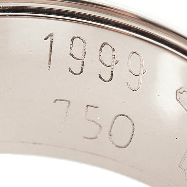 カルティエ K18WG ホワイトゴールド アストロラブ リング 指輪 レディース CARTIER 9号 【中古】