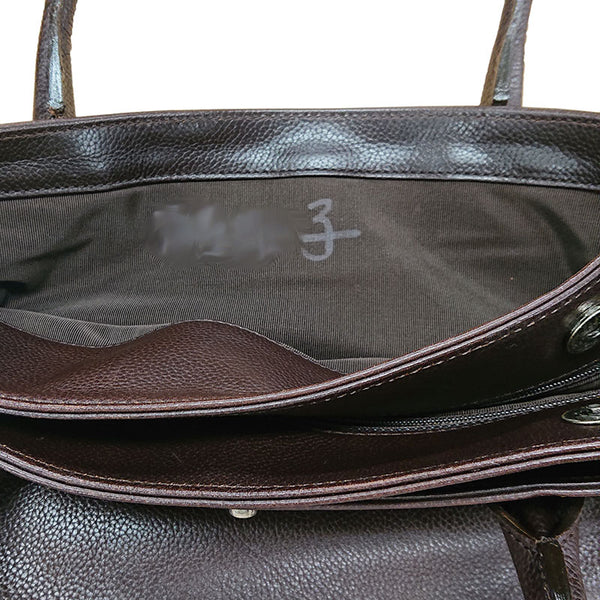 シャネル エグゼクティブ ココマーク トートバッグ ハンドバッグ ブラウン  レザー レディース CHANEL 【中古】