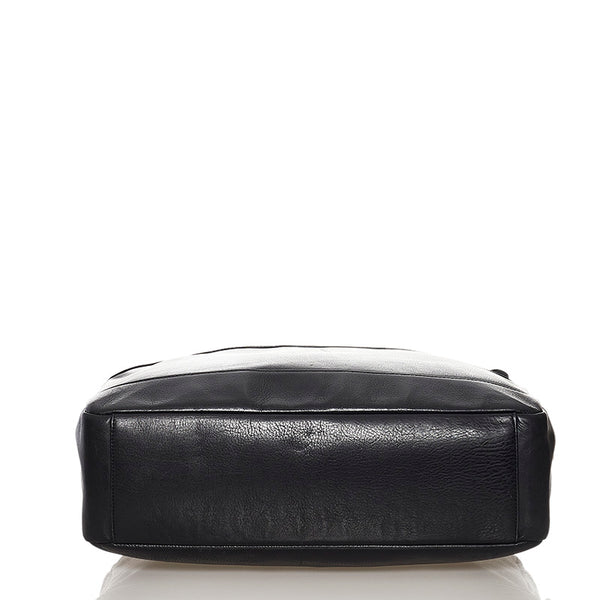 コーチ ビジネスバッグ ショルダーバッグ 2WAY ブラック レザー メンズ COACH 【中古】