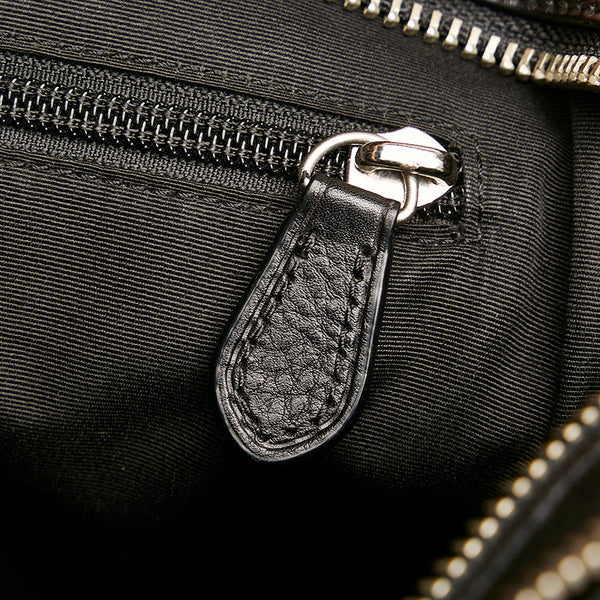 コーチ ビジネスバッグ ショルダーバッグ 2WAY ブラック レザー メンズ COACH 【中古】