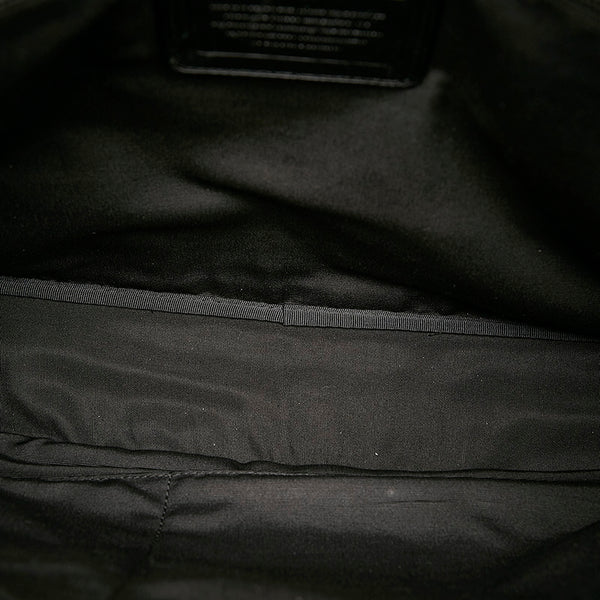 コーチ ビジネスバッグ ショルダーバッグ 2WAY ブラック レザー メンズ COACH 【中古】