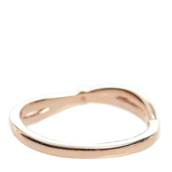 カナルヨンドシー K10PG ピンクゴールド ダイヤ リング 指輪 レディース canal4℃ 7号 【中古】