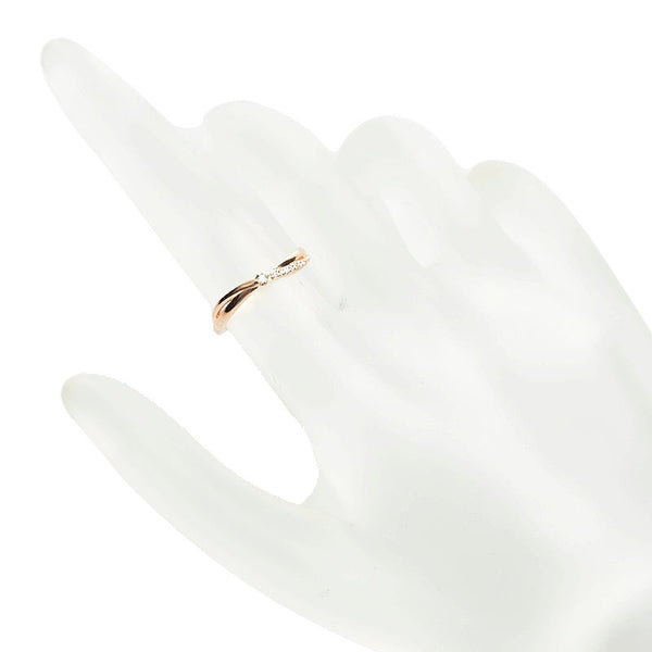 カナルヨンドシー K10PG ピンクゴールド ダイヤ リング 指輪 レディース canal4℃ 7号 【中古】