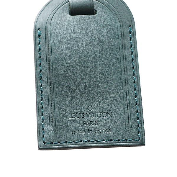 ルイ ヴィトン ポワニエ ネームタグ グリーン レザー レディース LOUIS VUITTON 【中古】