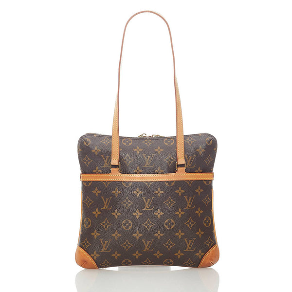 ルイ ヴィトン モノグラム クーサン GM ショルダーバッグ M51141 ブラウン PVC レザー レディース LOUIS VUITTON 【中古】