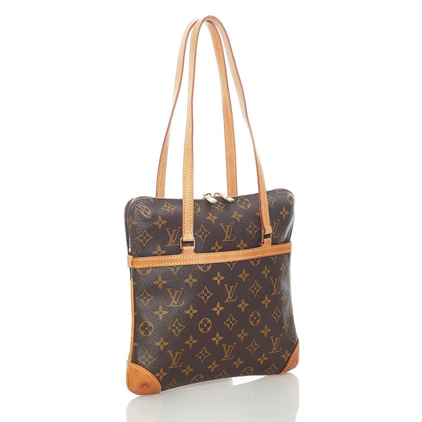 ルイ ヴィトン モノグラム クーサン GM ショルダーバッグ M51141 ブラウン PVC レザー レディース LOUIS VUITTON 【中古】