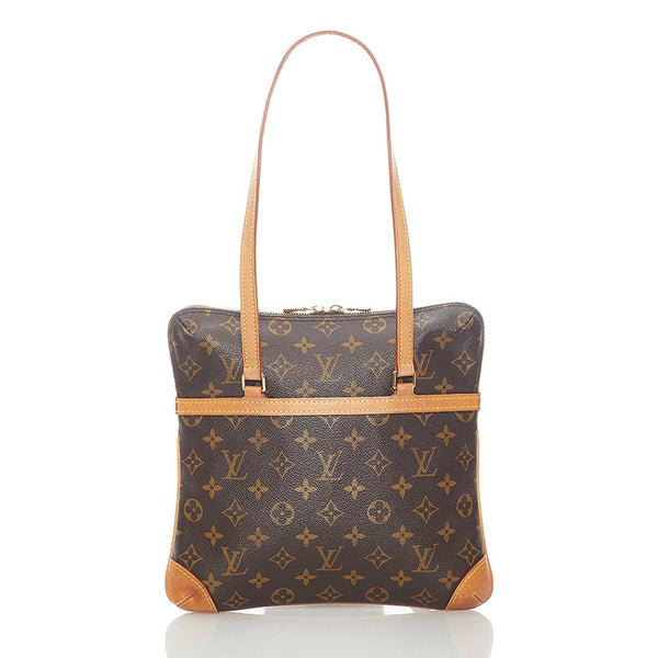 ルイ ヴィトン モノグラム クーサン GM ショルダーバッグ M51141 ブラウン PVC レザー レディース LOUIS VUITTON 【中古】