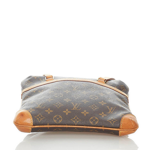 ルイ ヴィトン モノグラム クーサン GM ショルダーバッグ M51141 ブラウン PVC レザー レディース LOUIS VUITTON 【中古】