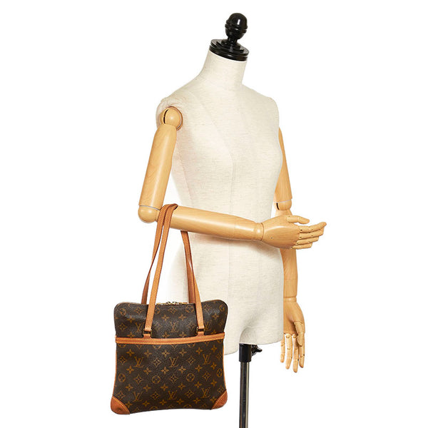 ルイ ヴィトン モノグラム クーサン GM ショルダーバッグ M51141 ブラウン PVC レザー レディース LOUIS VUITTON 【中古】