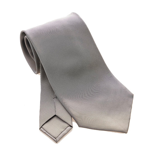 エルメス ネクタイ グレー シルク メンズ HERMES 【中古】