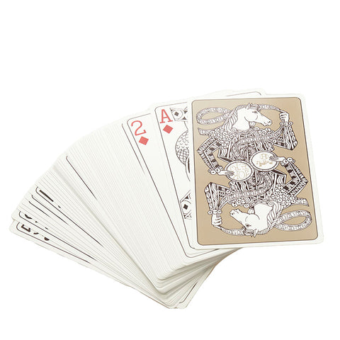 エルメス トランプ グレー ブラウン 紙 ユニセックス HERMES 【中古】