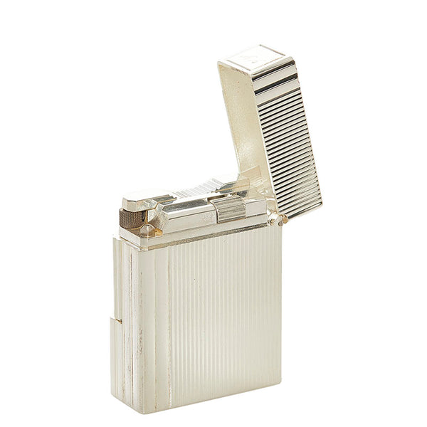 デュポン ライン１ パーラメント ライター シルバー メタル メンズ Dupont 【中古】