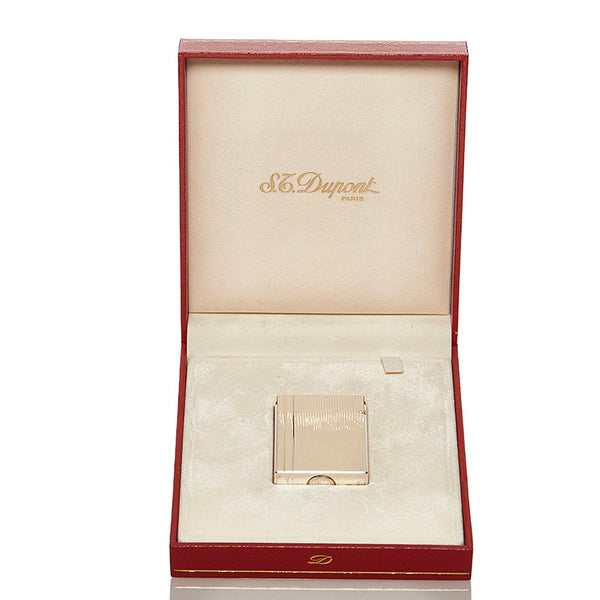 デュポン ライン１ パーラメント ライター シルバー メタル メンズ Dupont 【中古】