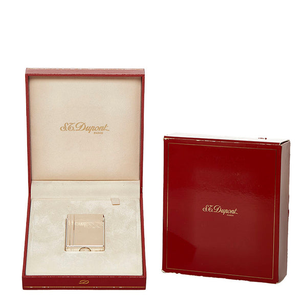デュポン ライン１ パーラメント ライター シルバー メタル メンズ Dupont 【中古】