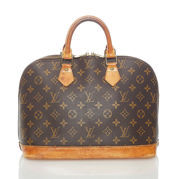 ルイ ヴィトン モノグラム アルマ PM ハンドバッグ M51130 ブラウン PVC レザー レディース LOUIS VUITTON 【中古】