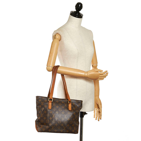 ルイ ヴィトン モノグラム カバ ピアノ ハンドバッグ トートバッグ M51148 ブラウン PVC レザー レディース LOUIS VUITTON 【中古】