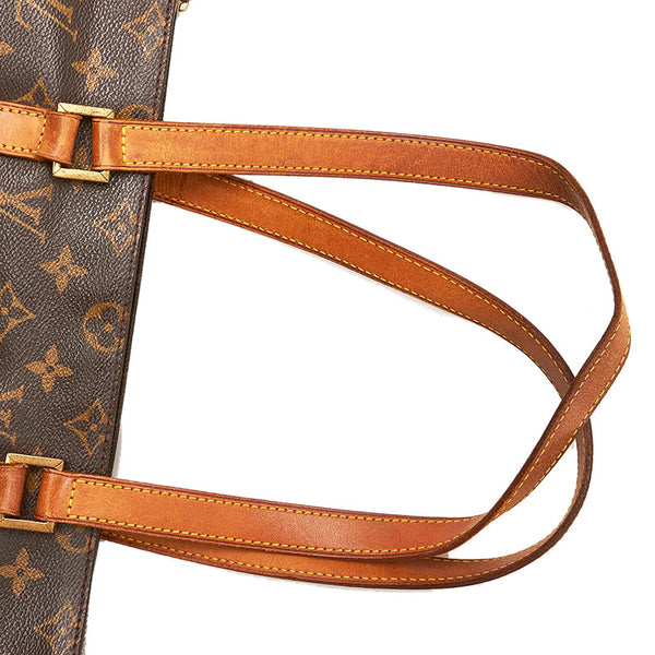 ルイ ヴィトン モノグラム カバ ピアノ ハンドバッグ トートバッグ M51148 ブラウン PVC レザー レディース LOUIS VUITTON 【中古】