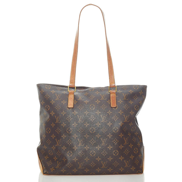 ルイ ヴィトン モノグラム カバ メゾ トートバッグ M51151 ブラウン PVC レザー レディース LOUIS VUITTON 【中古】
