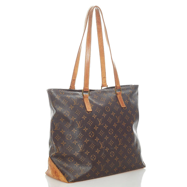 ルイ ヴィトン モノグラム カバ メゾ トートバッグ M51151 ブラウン PVC レザー レディース LOUIS VUITTON 【中古】