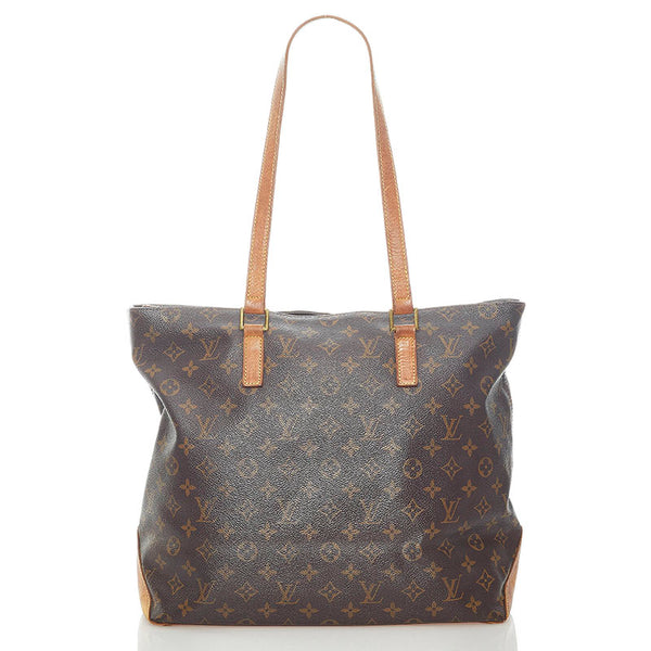 ルイ ヴィトン モノグラム カバ メゾ トートバッグ M51151 ブラウン PVC レザー レディース LOUIS VUITTON 【中古】