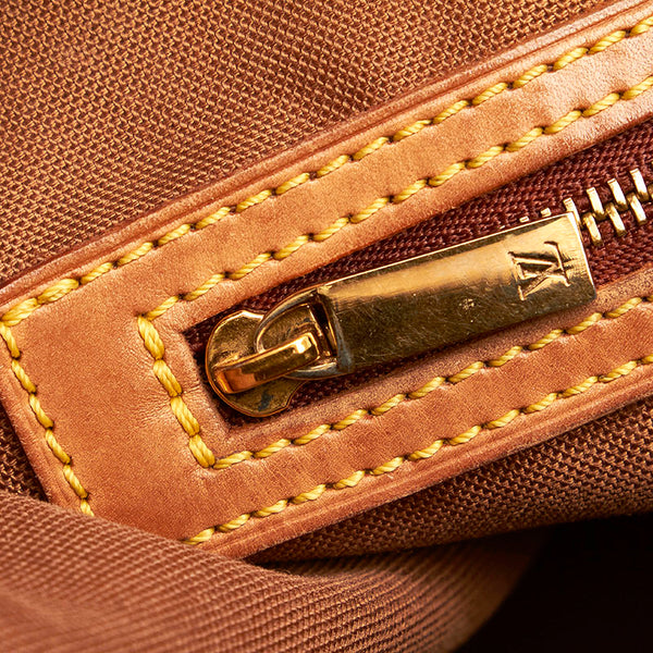 ルイ ヴィトン モノグラム カバ メゾ トートバッグ M51151 ブラウン PVC レザー レディース LOUIS VUITTON 【中古】