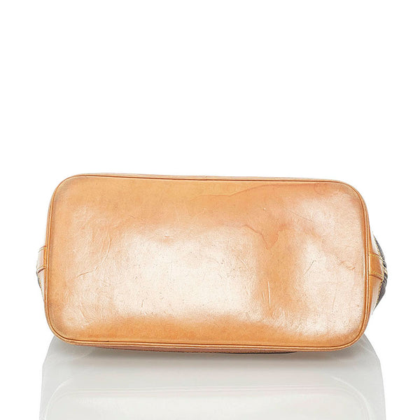 ルイ ヴィトン モノグラム アルマ PM ハンドバッグ M51130 ブラウン PVC レザー レディース LOUIS VUITTON 【中古】