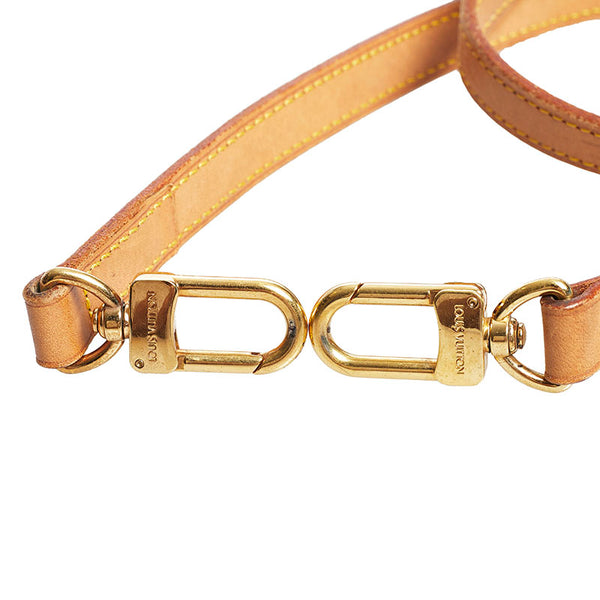 ルイ ヴィトン ショルダーストラップ ブラウン レザー レディース LOUIS VUITTON 【中古】
