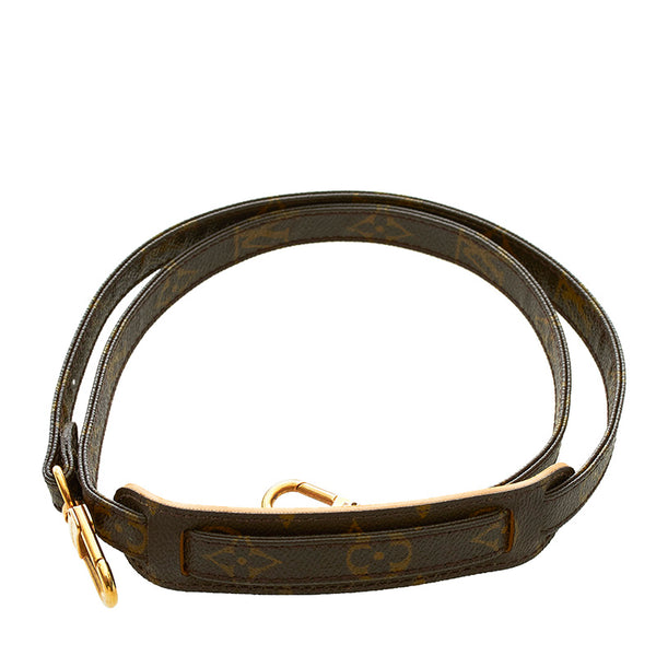 ルイ ヴィトン モノグラム ショルダーストラップ ブラウン PVC レディース LOUIS VUITTON 【中古】