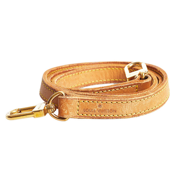 ルイ ヴィトン ショルダーストラップ ブラウン ヌメ革 レディース LOUIS VUITTON 【中古】