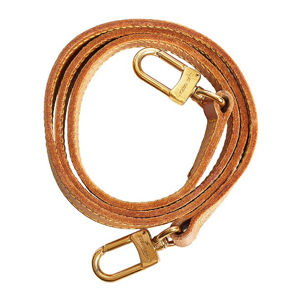 ルイ ヴィトン ショルダーストラップ ブラウン ヌメ革 レディース LOUIS VUITTON 【中古】